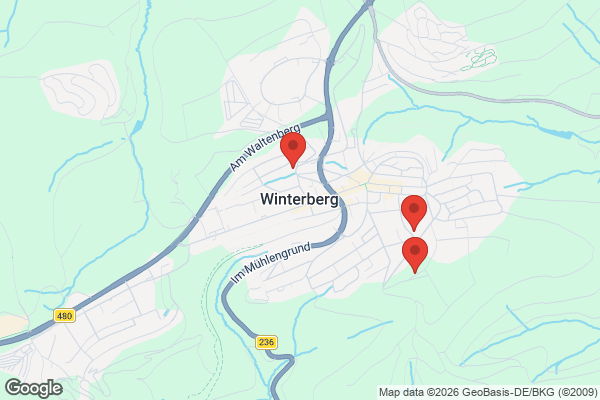 Karte mit Entrümpelungsaufträgen in Winterberg