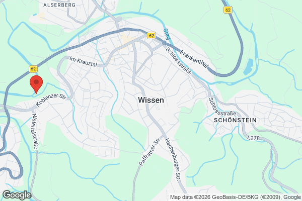 Karte mit Entrümpelungsaufträgen in Wissen