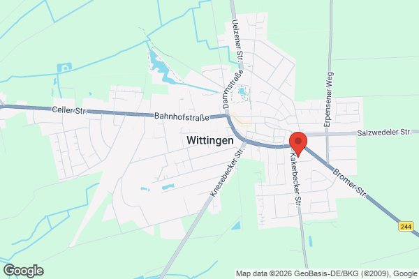 Karte mit Entrümpelungsaufträgen in Wittingen