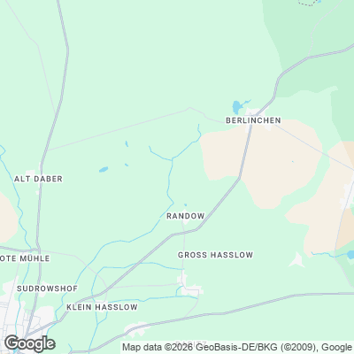 Karte von Wittstock (Dosse) und Umgebung