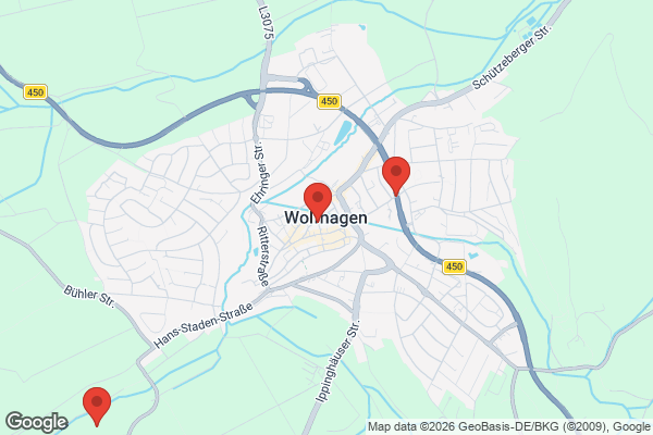 Karte mit Entrümpelungsaufträgen in Wolfhagen
