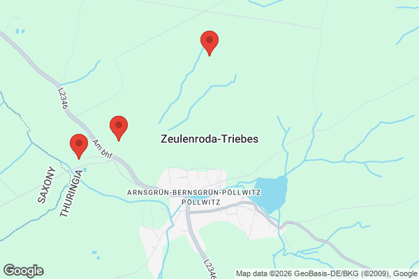 Karte mit Entrümpelungsaufträgen in Zeulenroda-Triebes